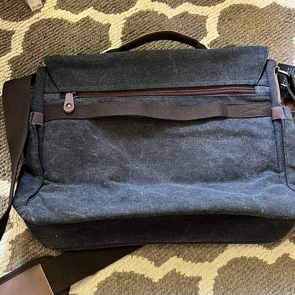 🆕 Vaschy Laptop Bag, NWT, Grey/Brown, Trendy - Picture 11 of 15